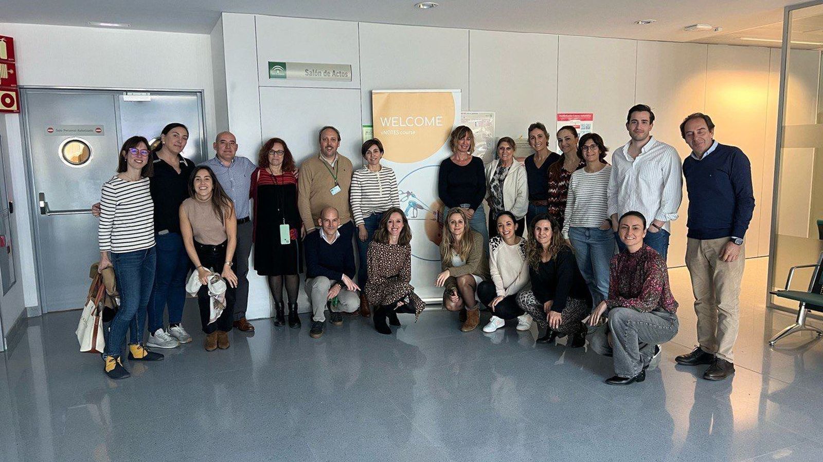 Parte del equipo de Ginecología del complejo hospitalario Virgen de la Victoria.