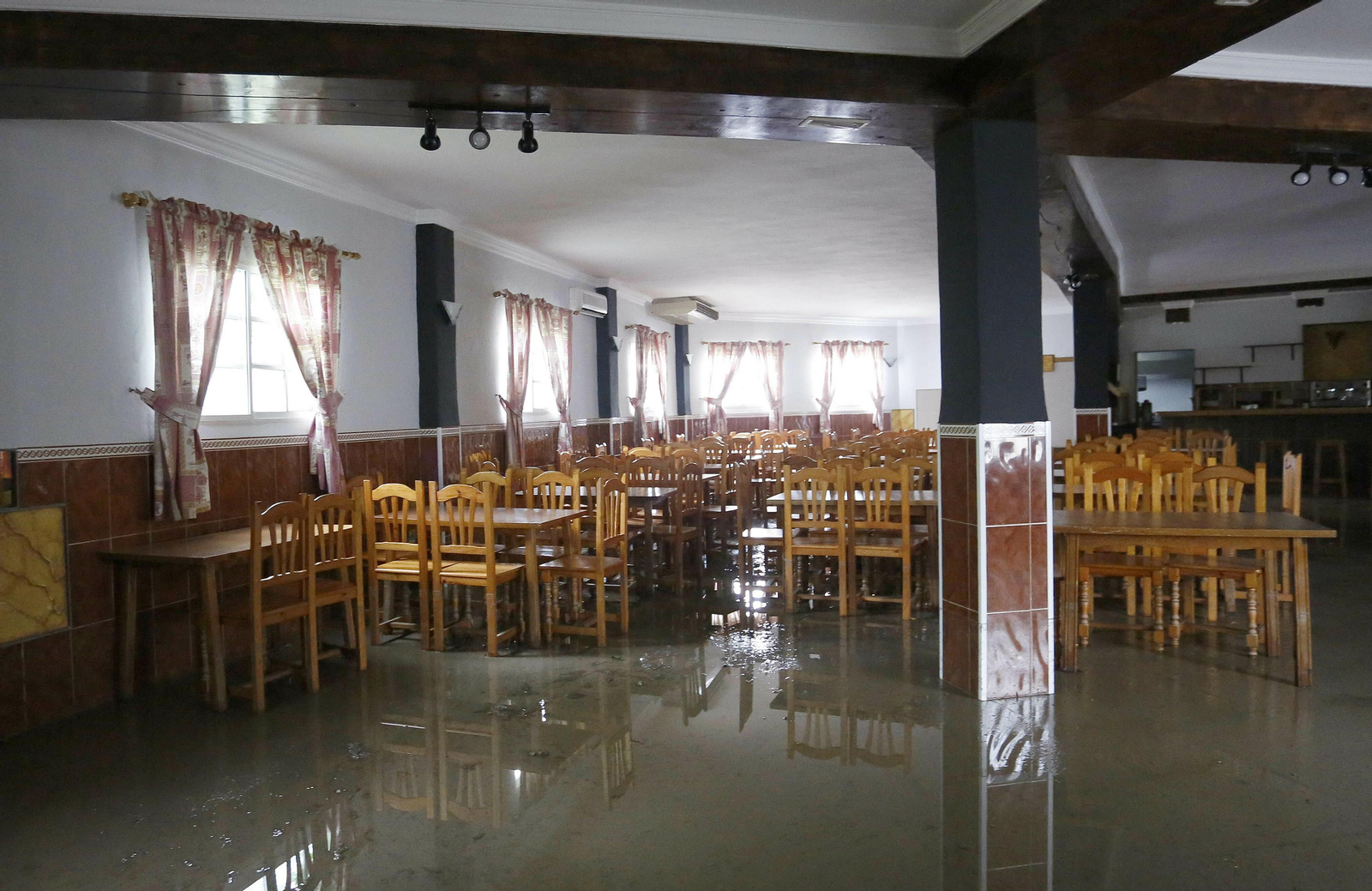 Los daños de la tormenta en Coín