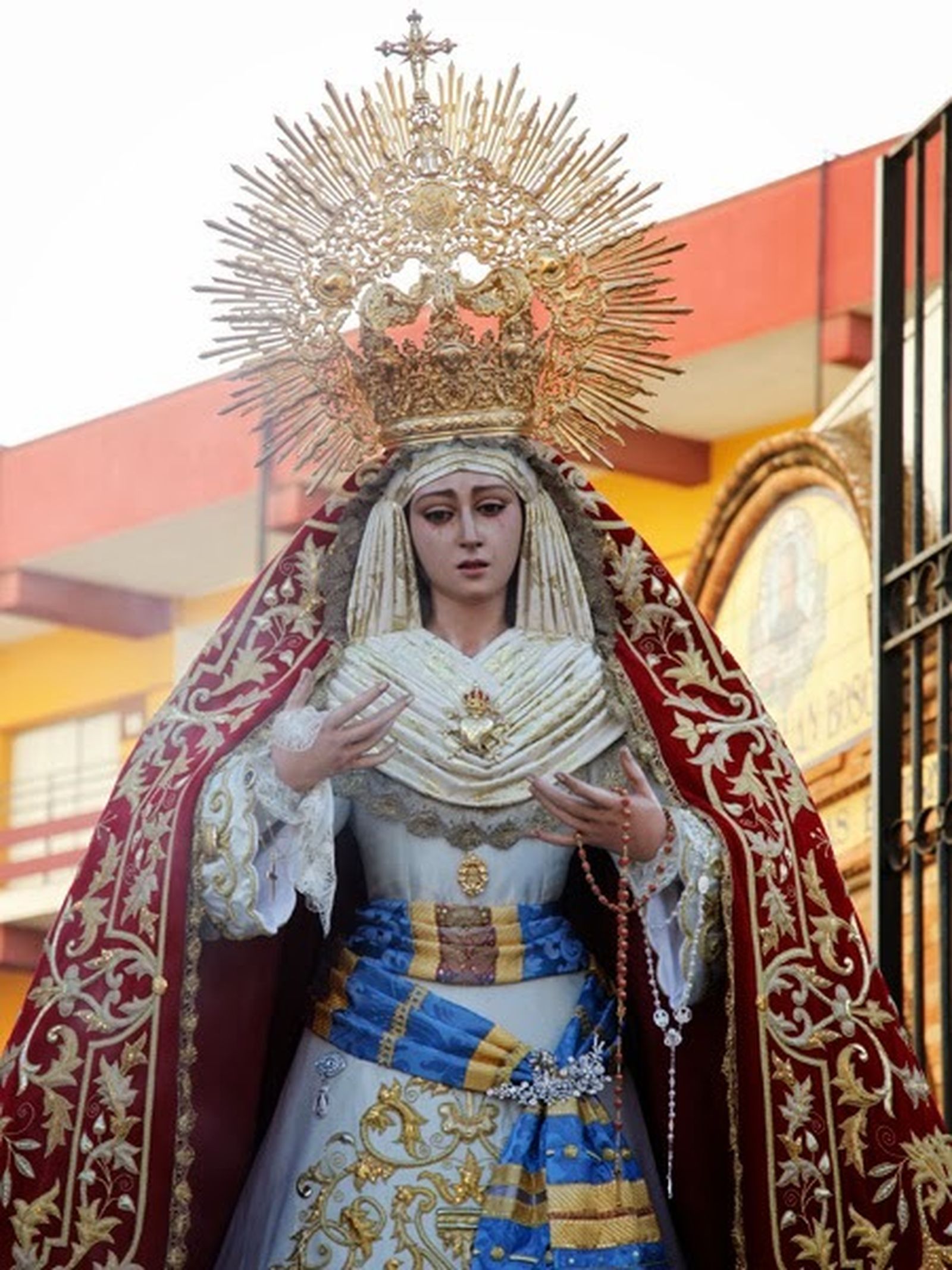 La Virgen de los Dolores de la Hermandad de San José Obrero