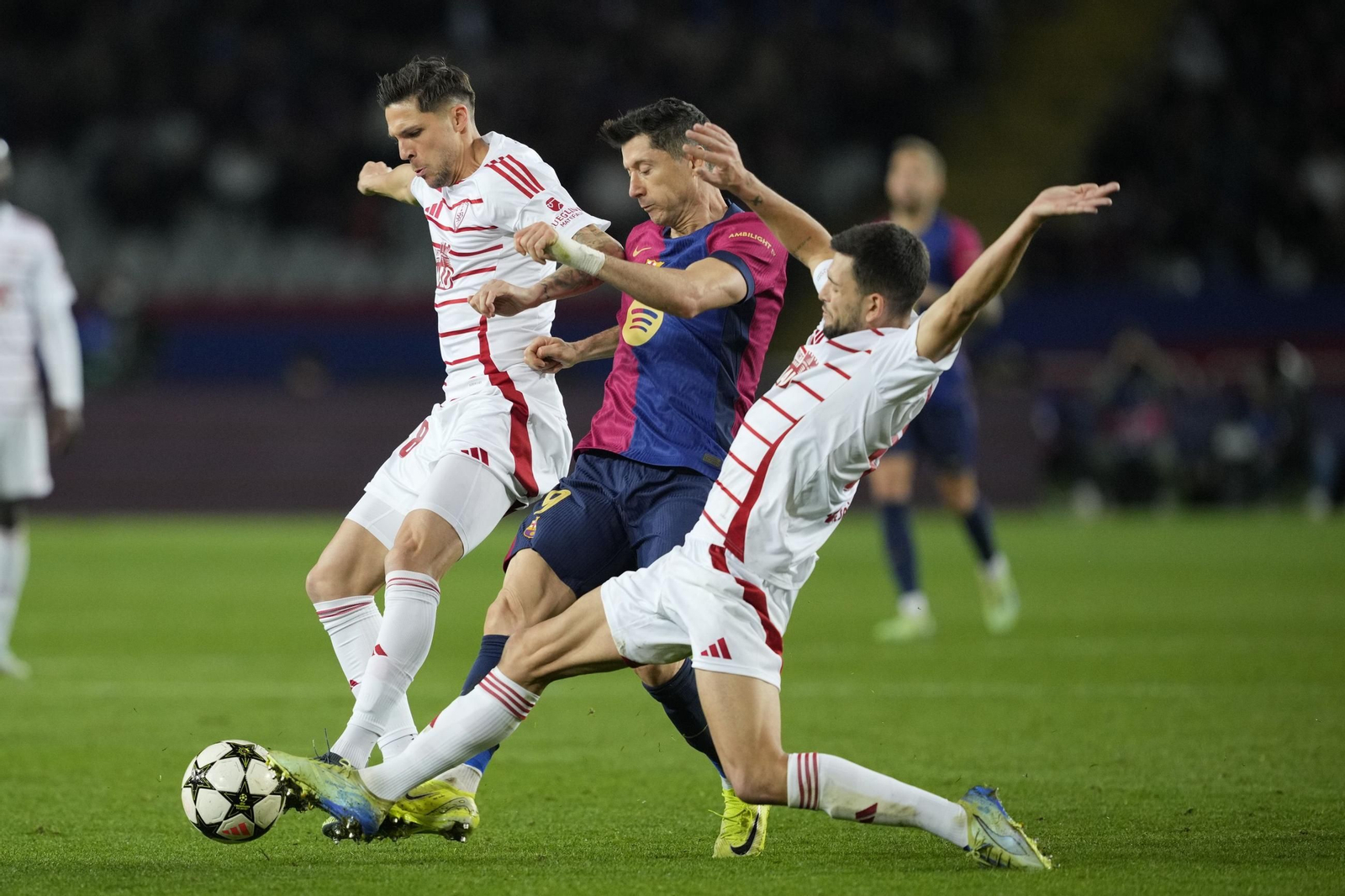 Las imágenes del Barcelona - Brest