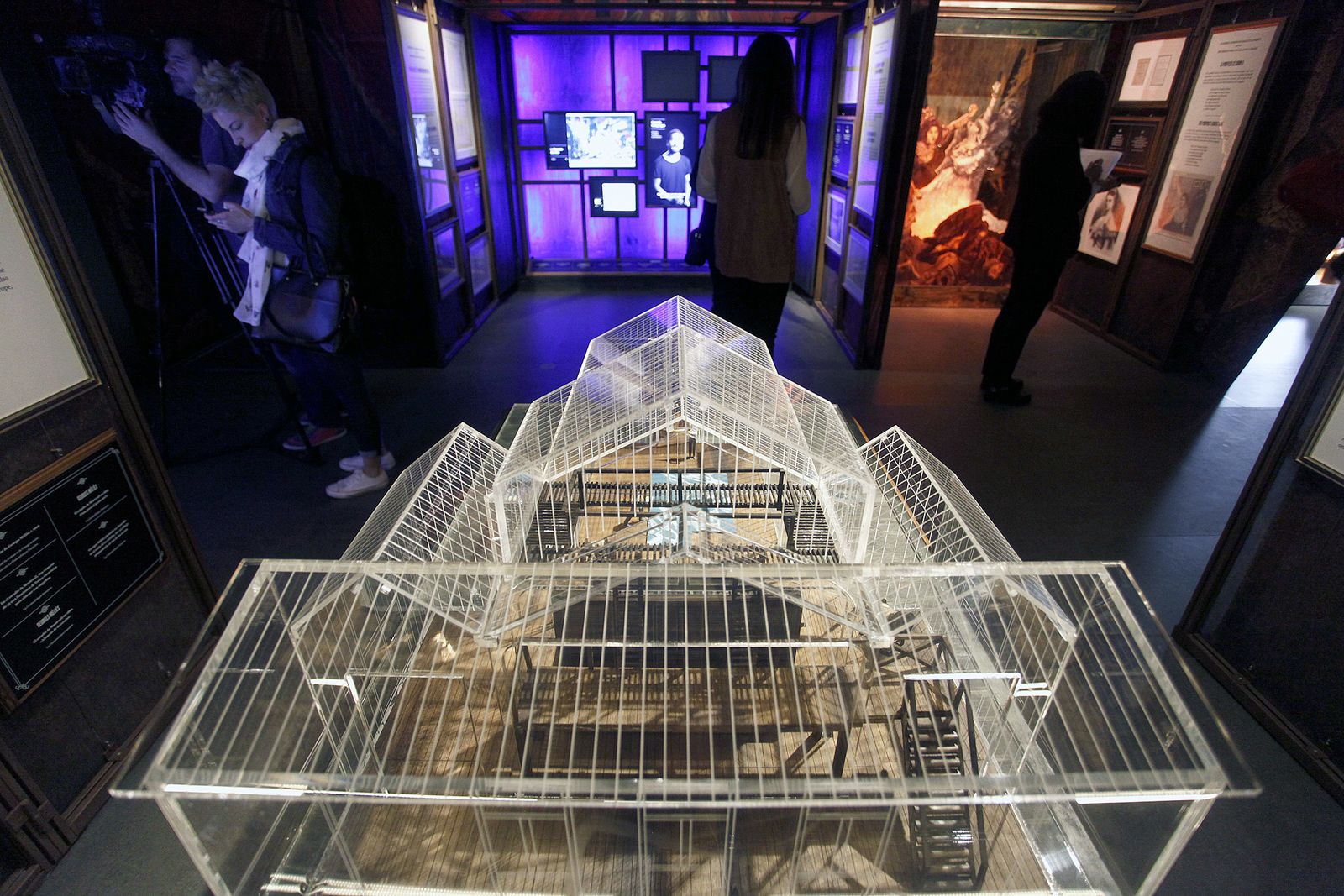 Una de las recreaciones que forman parte de la muestra.