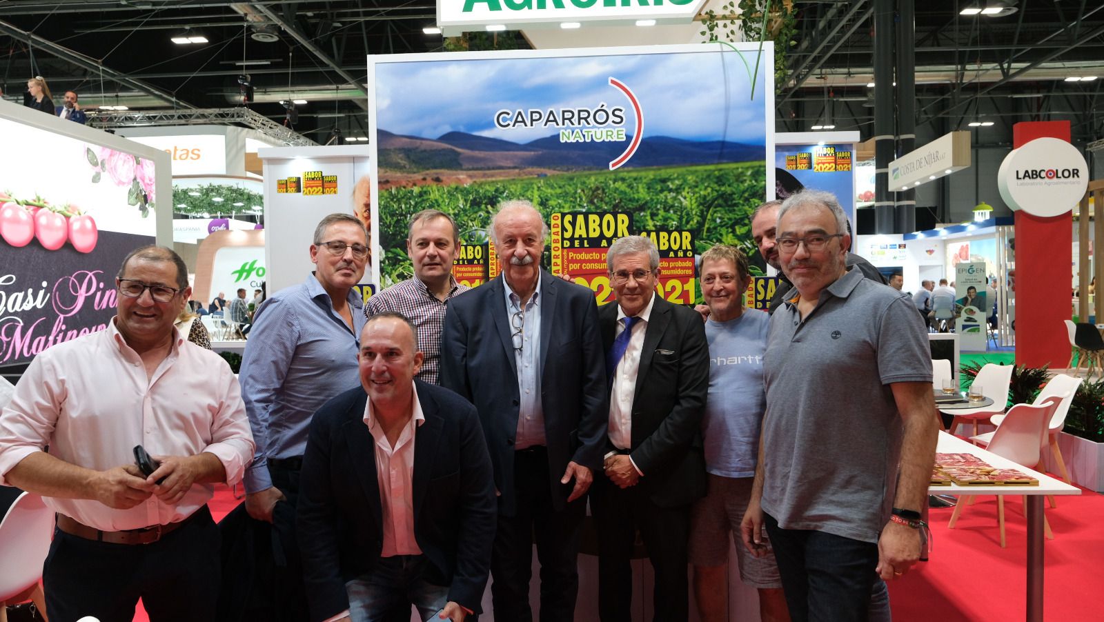 Vicente del Bosque y Caparrós Nature, un equipo de sabor que ‘madura’ en la feria