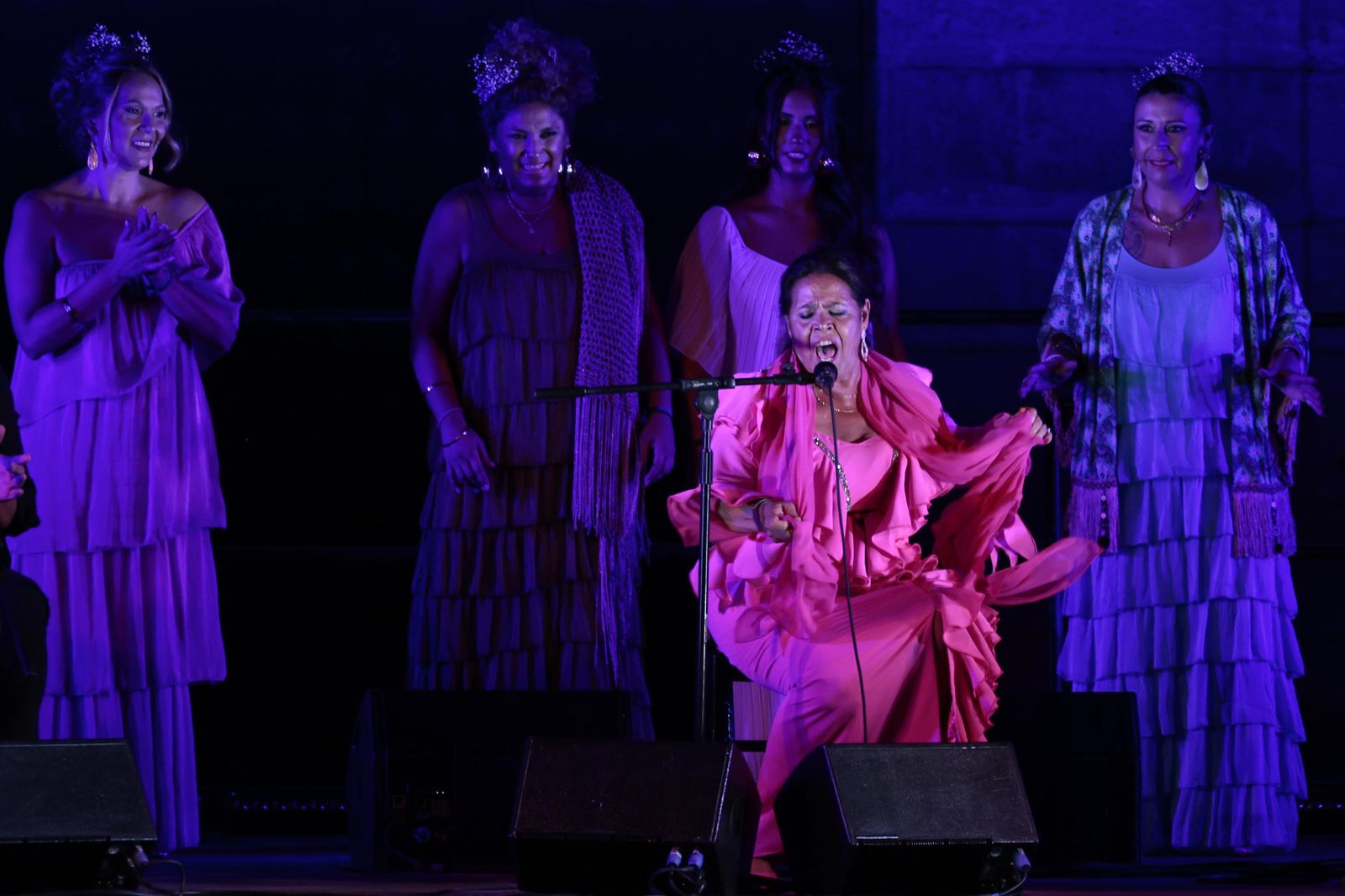 Las imágenes del recital de Aurora Vargas en la Bienal