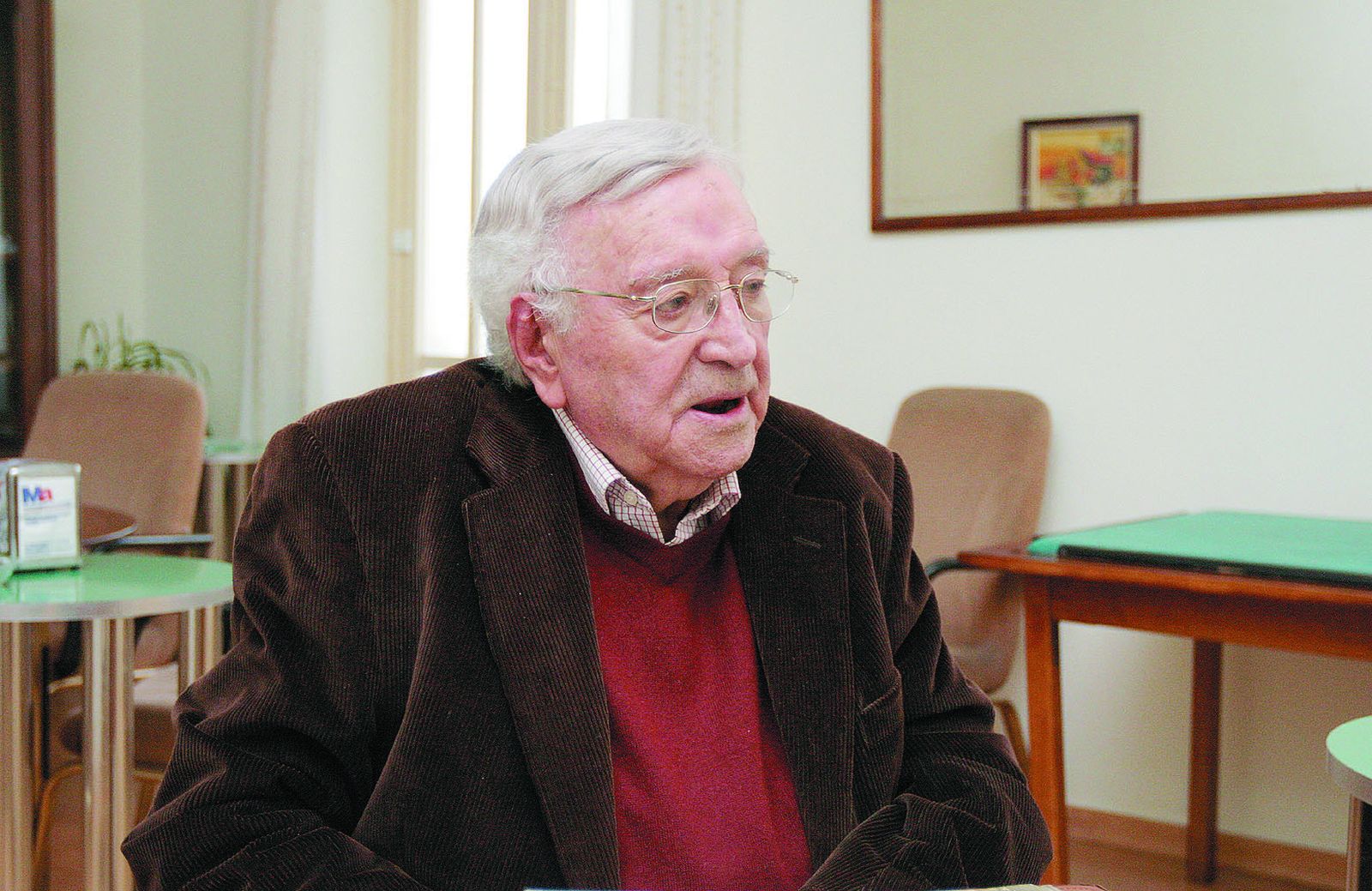 Pedro Pastor, en una entrevista en 2008