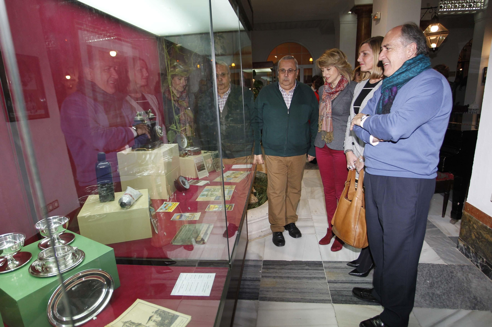 Imágenes de la exposición en el Hotel Cristina