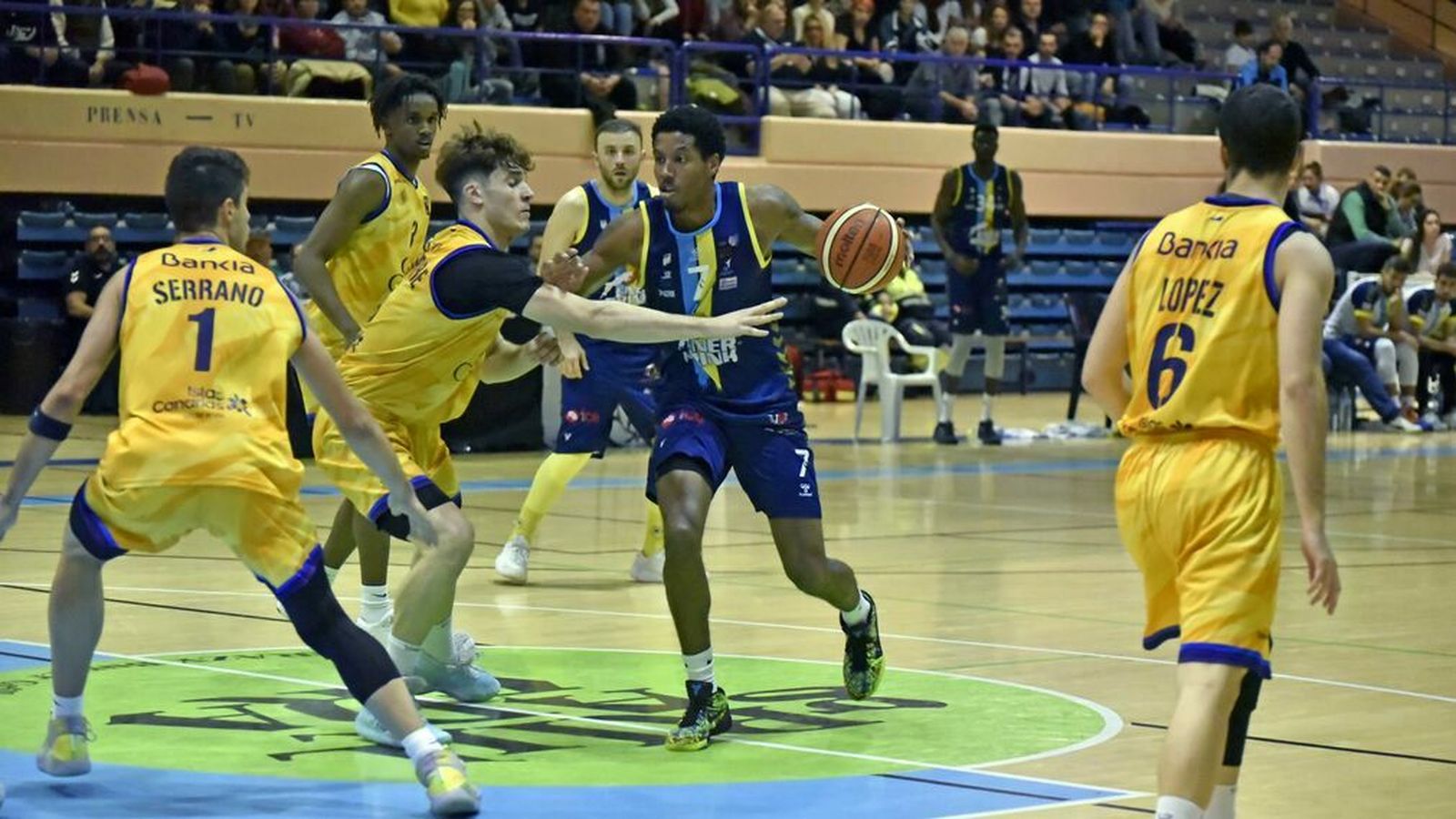 Andrew Kelly, el pasada sábado ante Gran Canaria B.