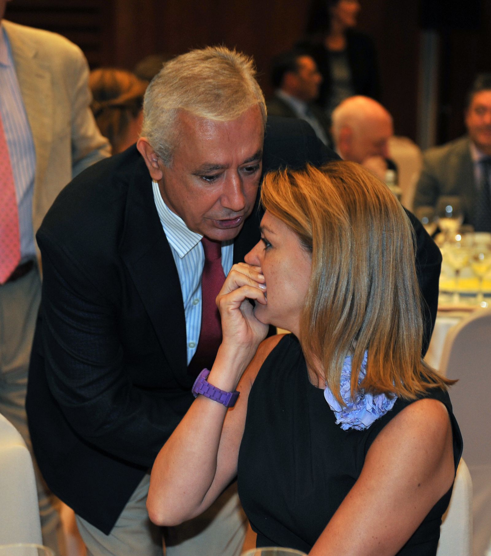 Javier Arenas y María Dolores de Cospedal, en un acto público