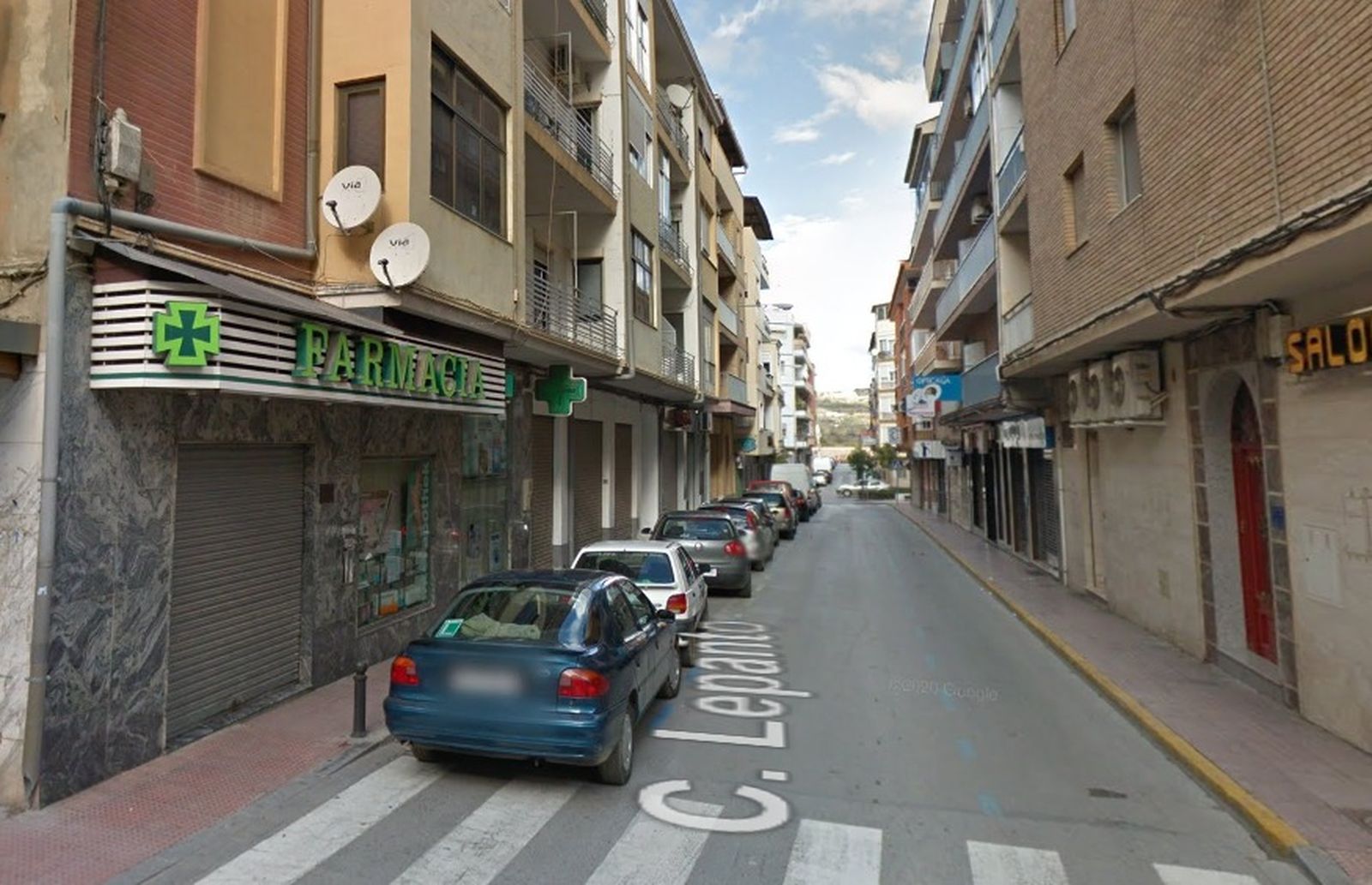 Una imagen de la calle Lepanto de Guadix