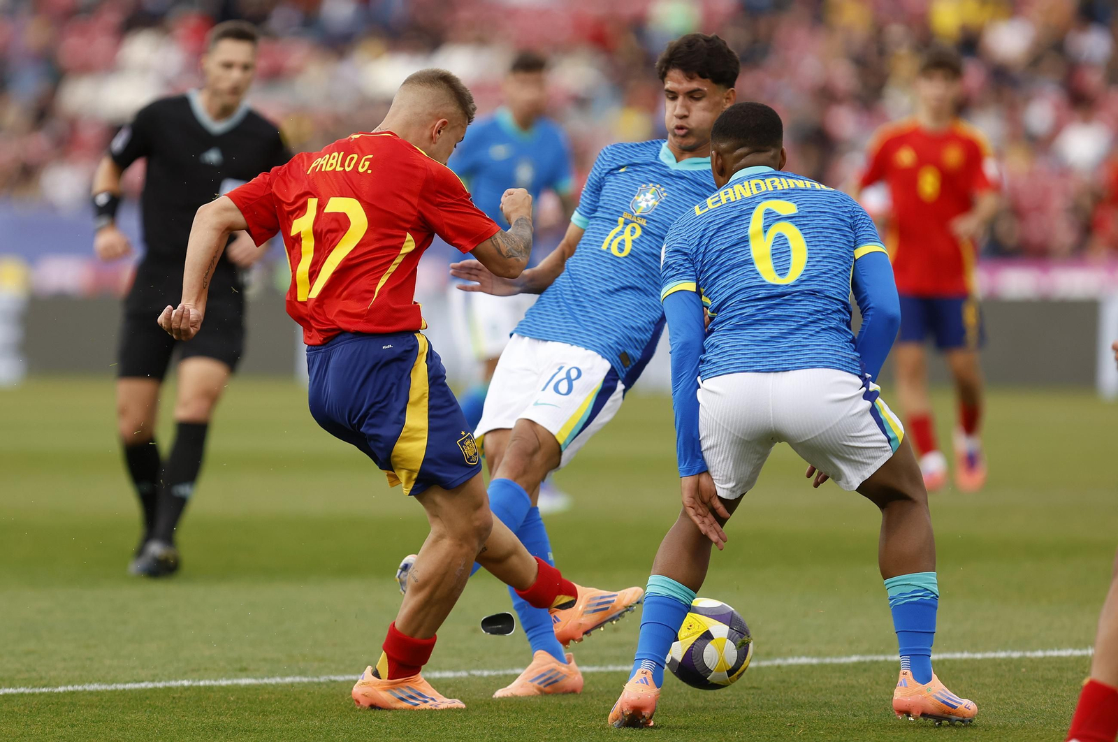 Las mejores fotos del España-Brasil sub 20