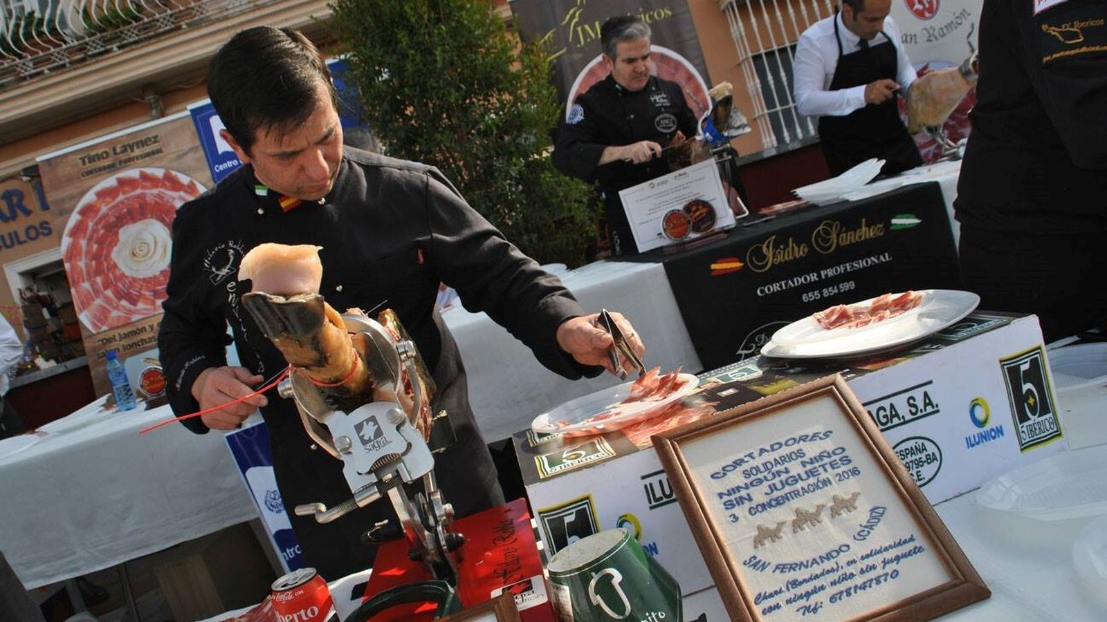 Feria Solidaria de Cortadores de Jamón, en una imagen de archivo.