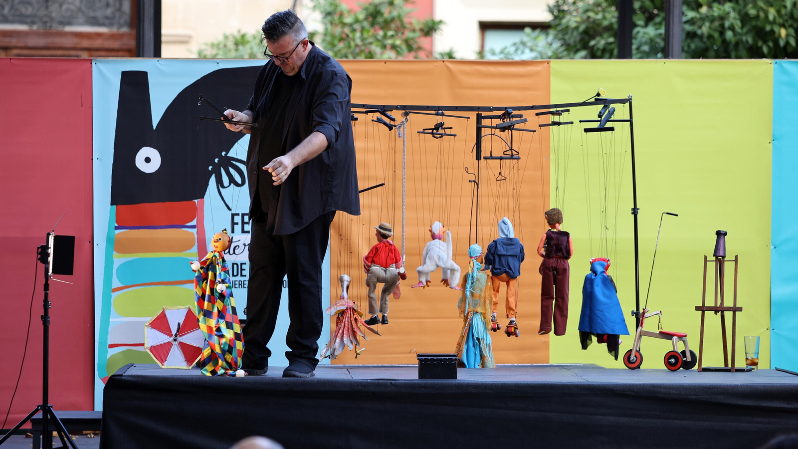 Una imagen del Festival Internacional de Títeres del pasado sábado. Una imagen del Festival Internacional de Títeres del pasado sábado.