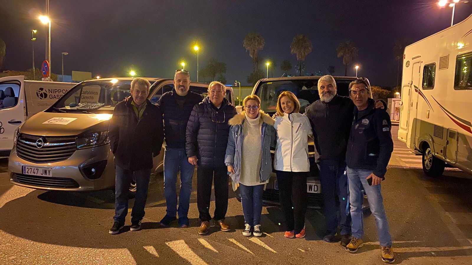 Caravana solidaria desde El Puerto.