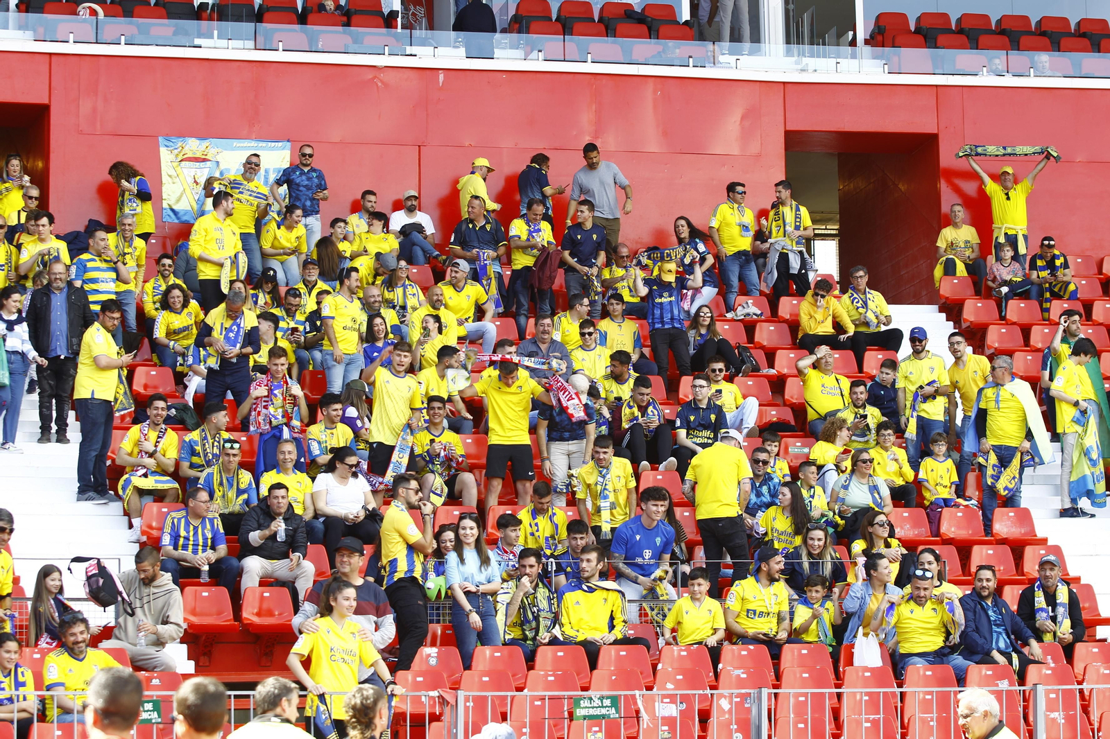 Imágenes del partido de la Liga Santander U.D. Almería-Cádiz C.F.