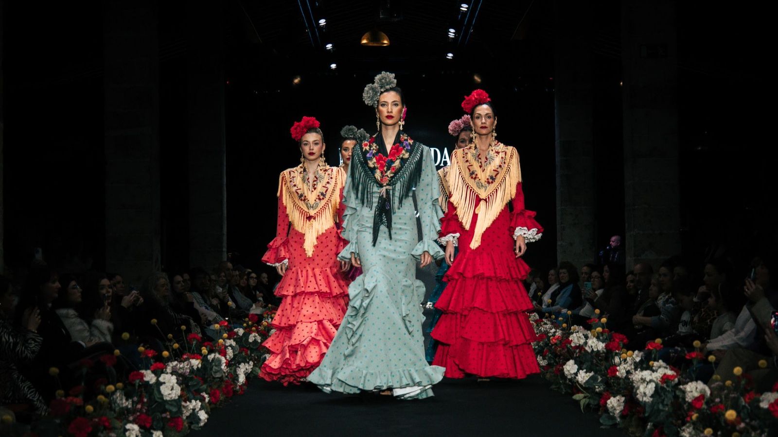 Desfile de la última edición de la Pasarela Flamenca.