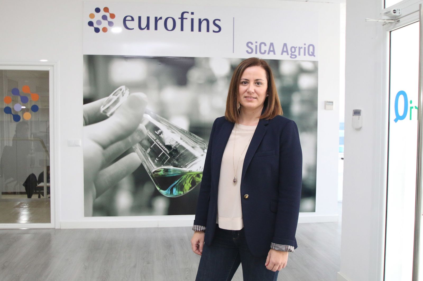 Isabel Villegas, gerente de Eurofins Sica AgriQ, con sede en Vícar.