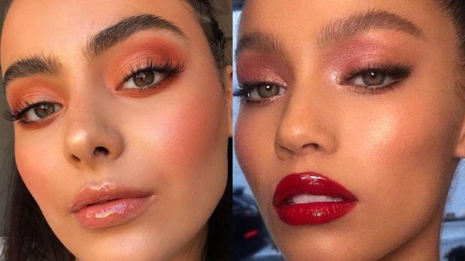 Maquillaje de verano labios desenfocados y labios gloss. Maquillaje de verano labios desenfocados y labios gloss.