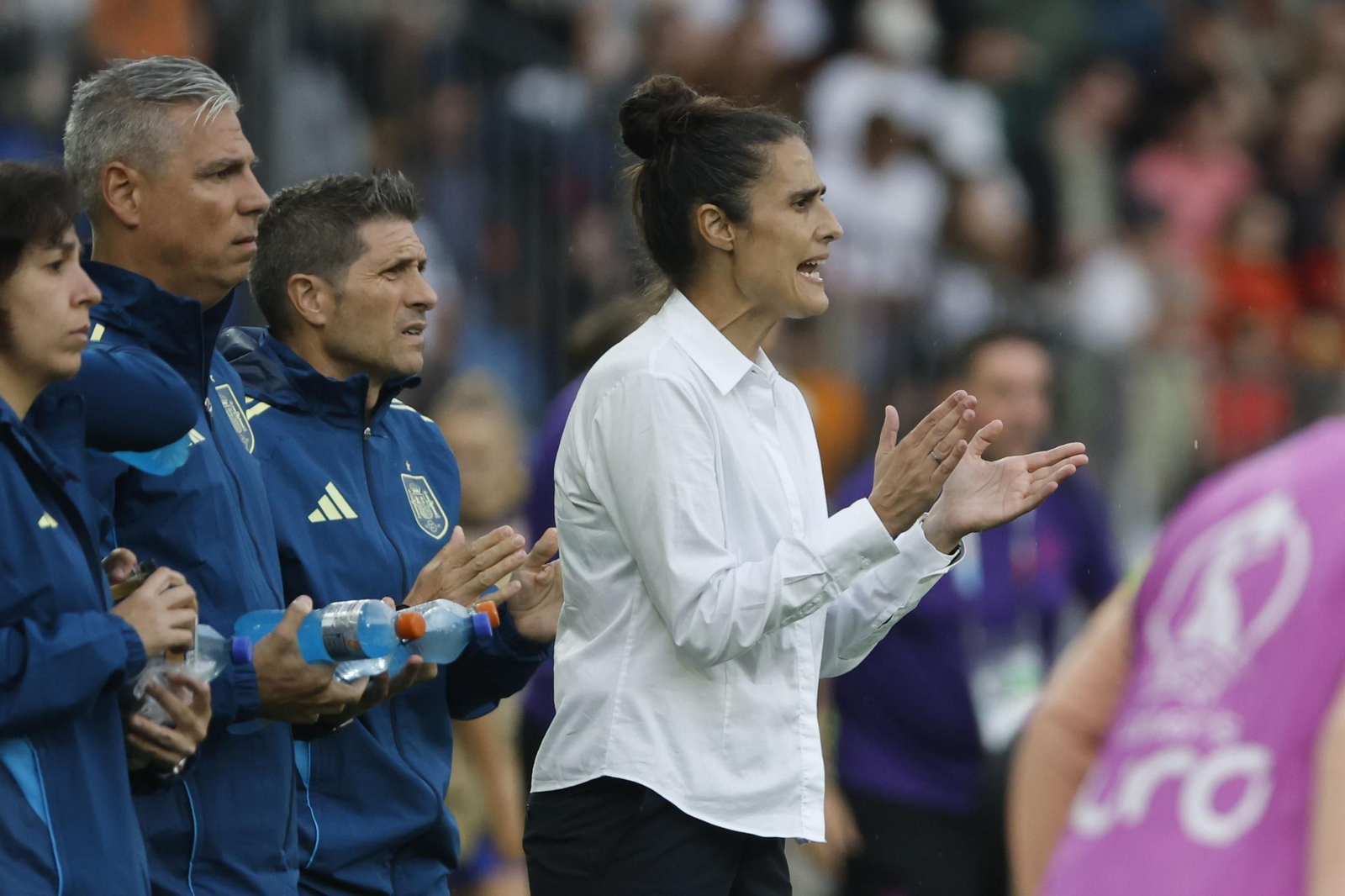 Las mejores imágenes de la final España - Inglaterra de la Eurocopa femenina