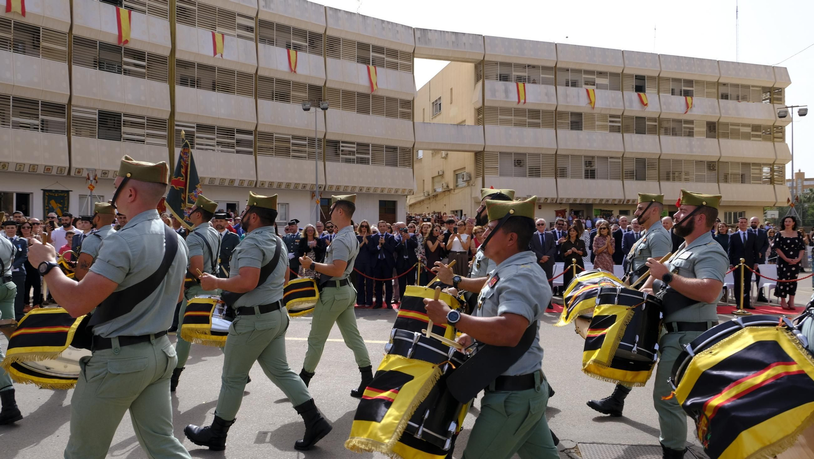 Las imágenes de la celebración del Día del Pilar en la Comandancia de la Guardia Civil de Almería
