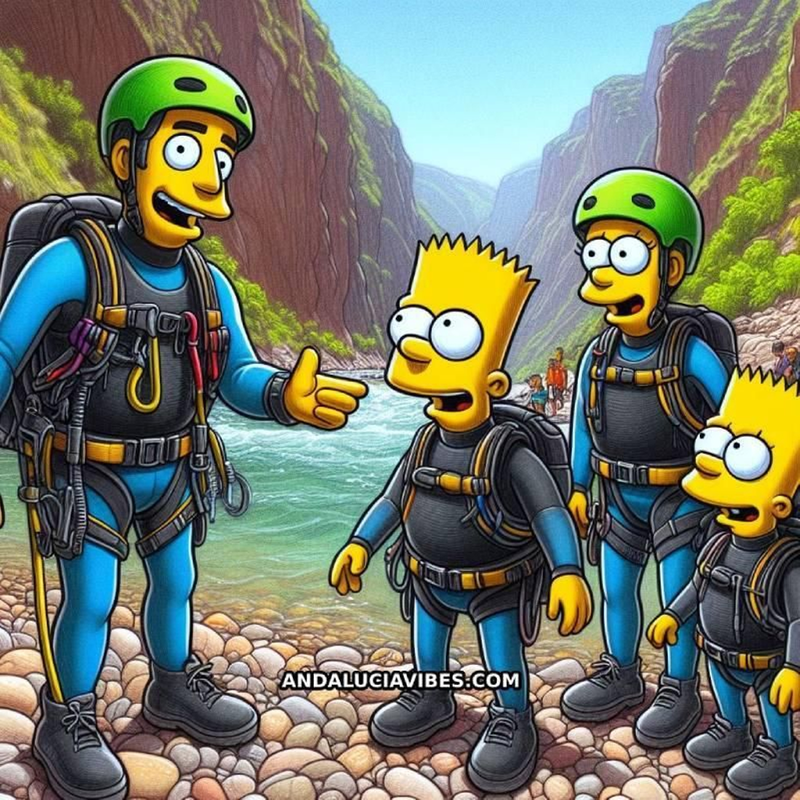 Los Simpson visitan Granada