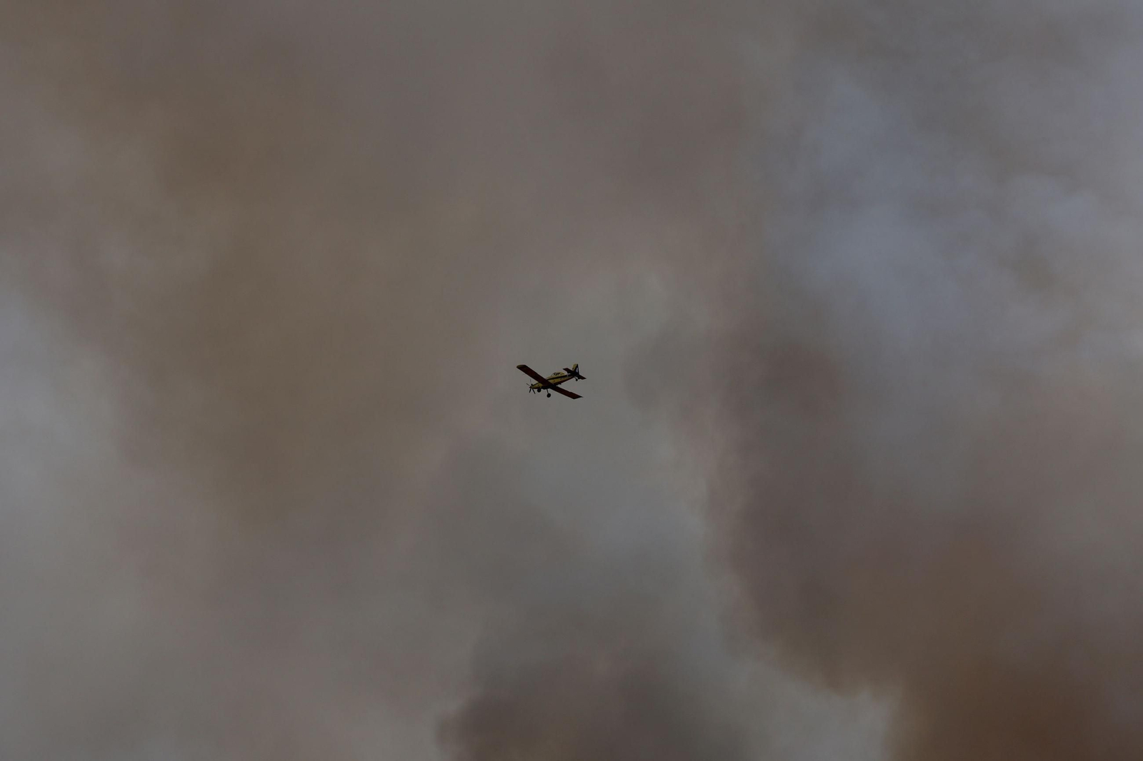 Las fotos de los incendios en las montañas de Jerusalén