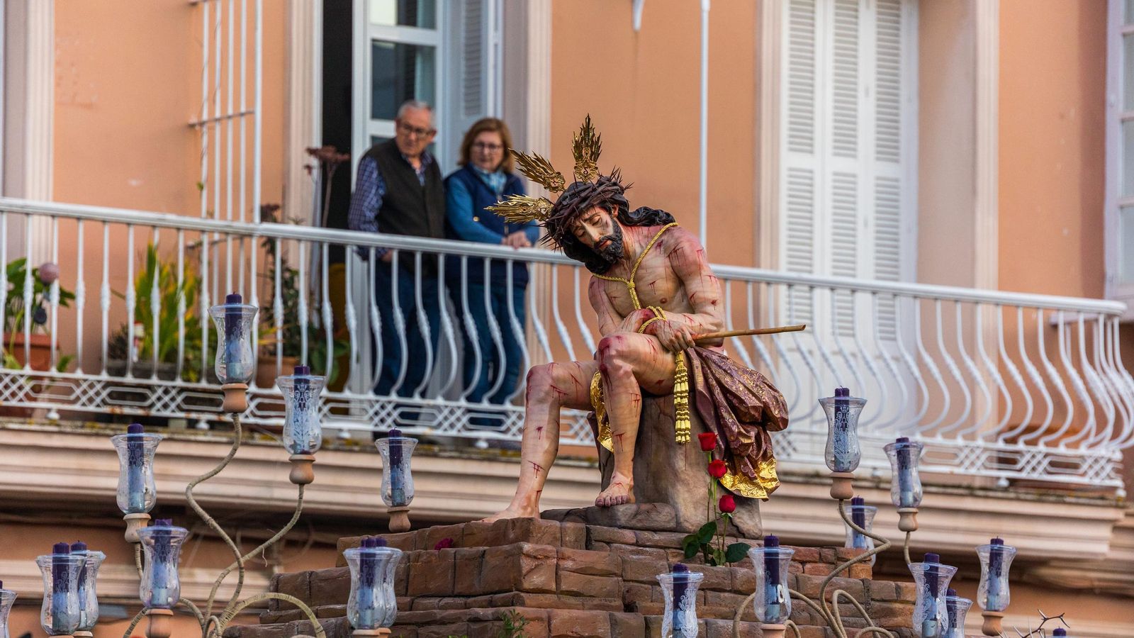 Las imágenes de la Coronación de Espinas en el Sábado de Pasión de la Semana Santa de San Fernando