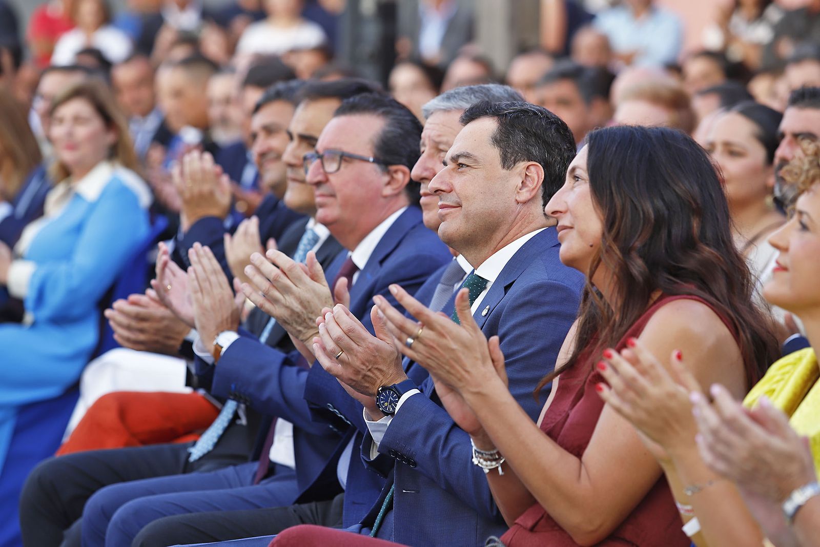 Imágenes de la constitución de la Diputación de Huelva