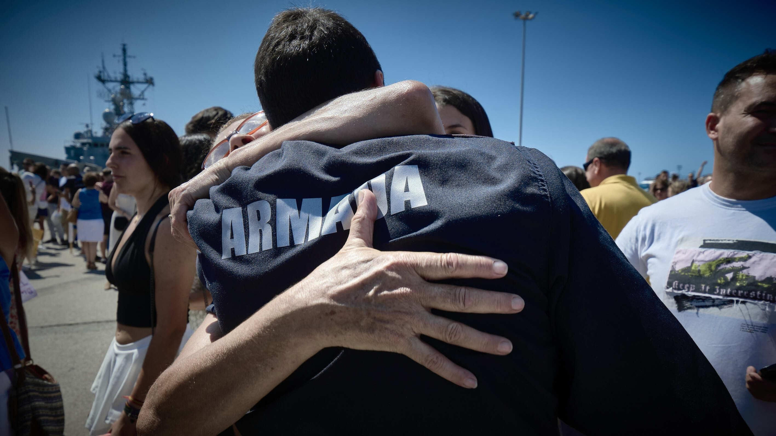 Regreso a Rota de la fragata 'Reina Sofía'