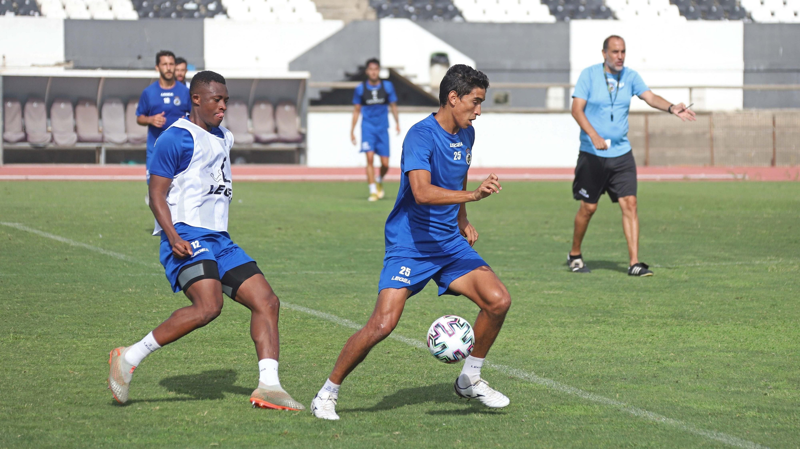 Fotos del entrenamiento de la Balona