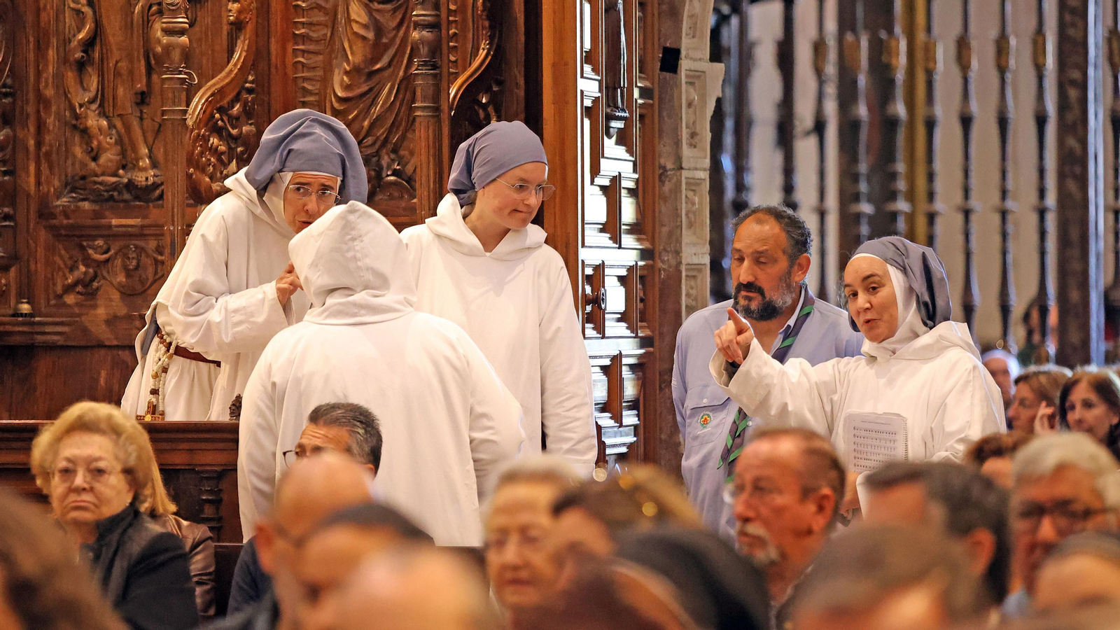 Misa de despedida en la Cartuja de Jerez a las hermanas de Belén