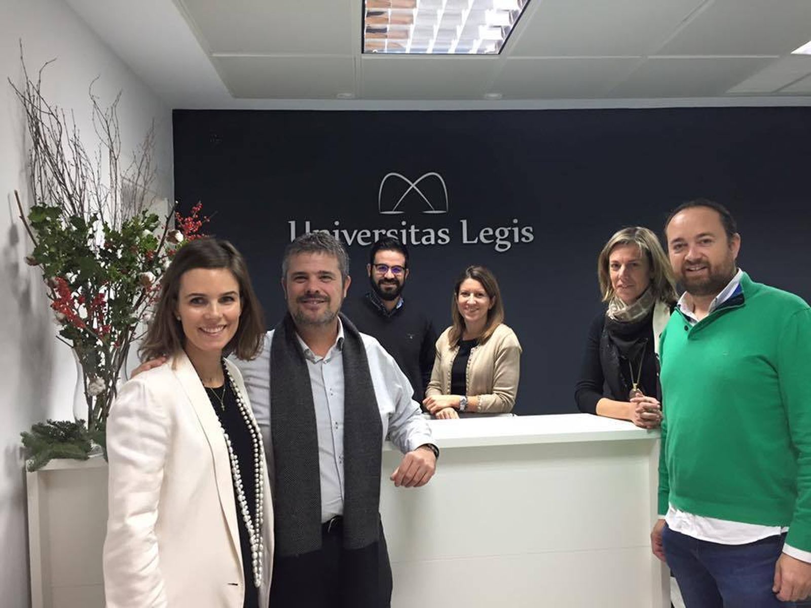 El equipo de Universitas Legis, una de las Spin-off de la Universidad de Almería.