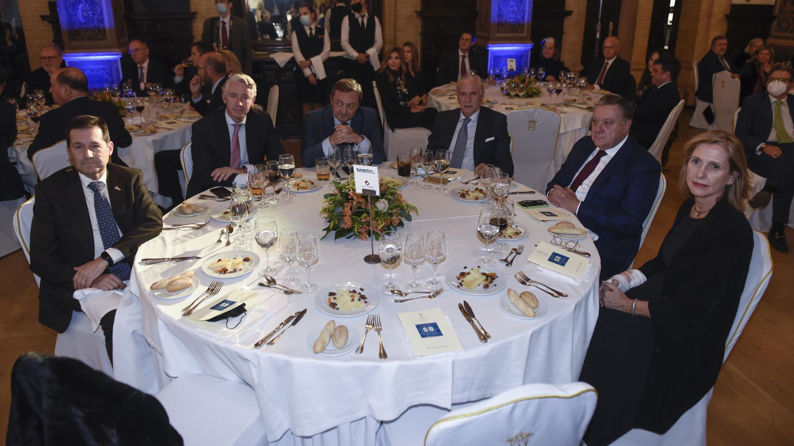 Enrique Biosca, Antonio Marañón, Florencio Baltasar, Leonardo Rodríguez de la Borbolla, José M. León y Berta Pascual.