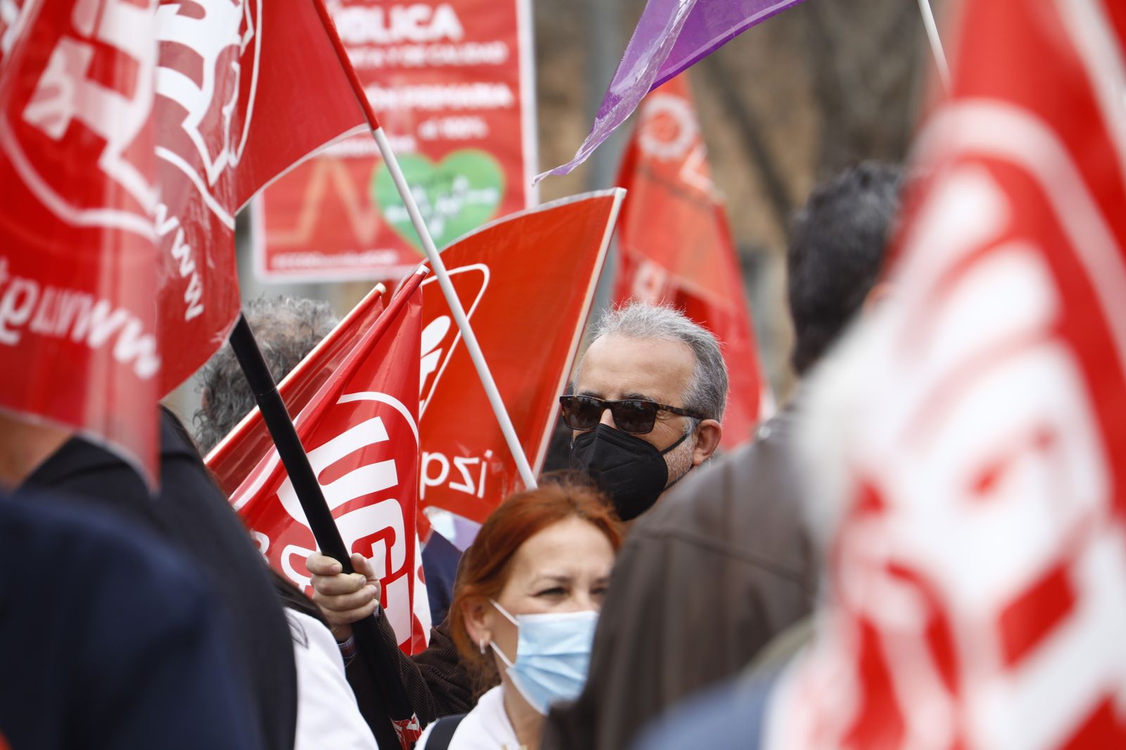 Manifestación en defensa de la sanidad pública en Córdoba, en imágenes