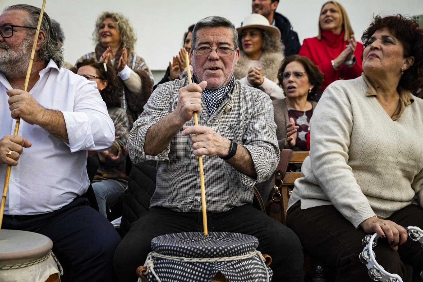 Imágenes de zambombas del día 13 de diciembre en Jerez