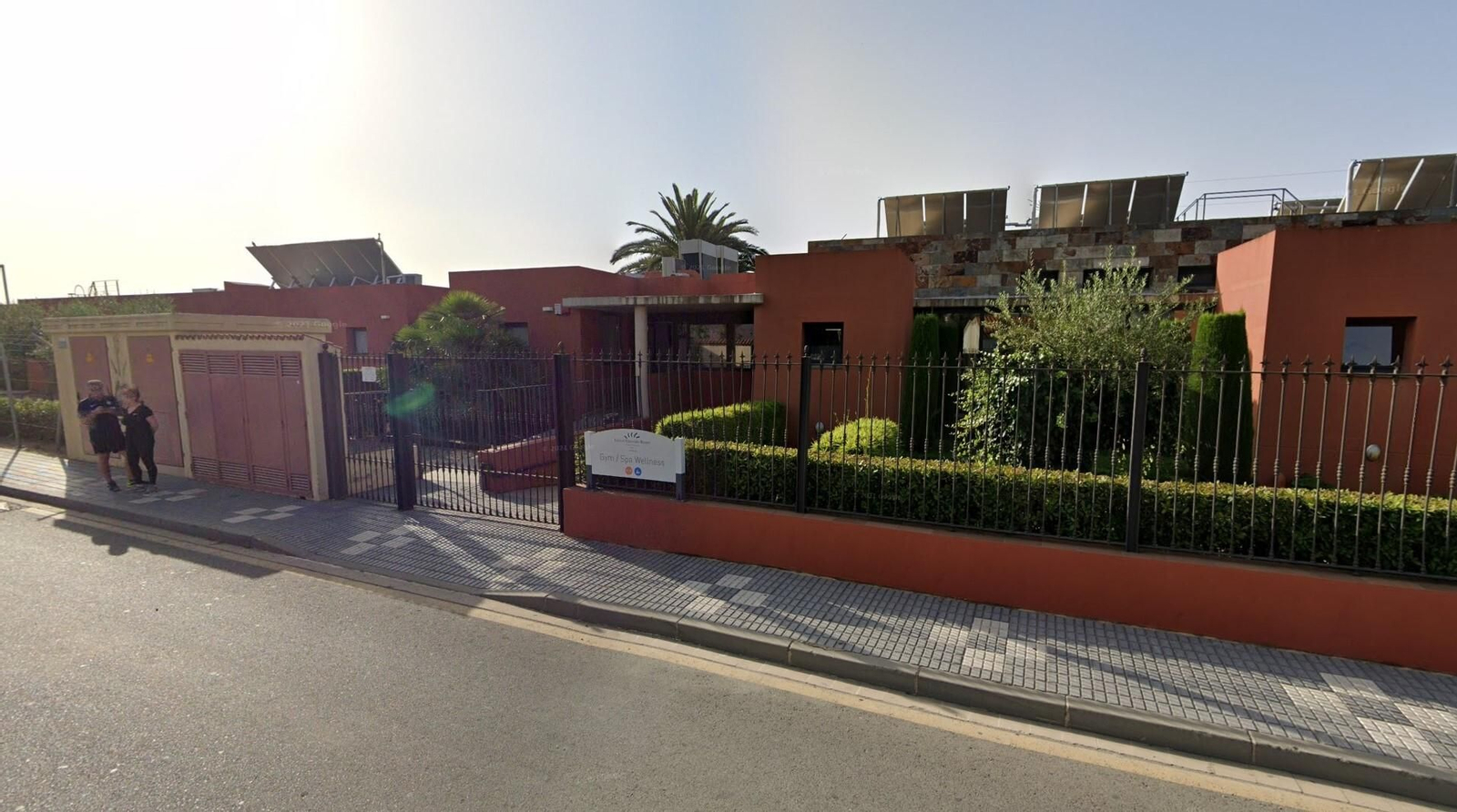 El hotel donde ocurrió el suceso.