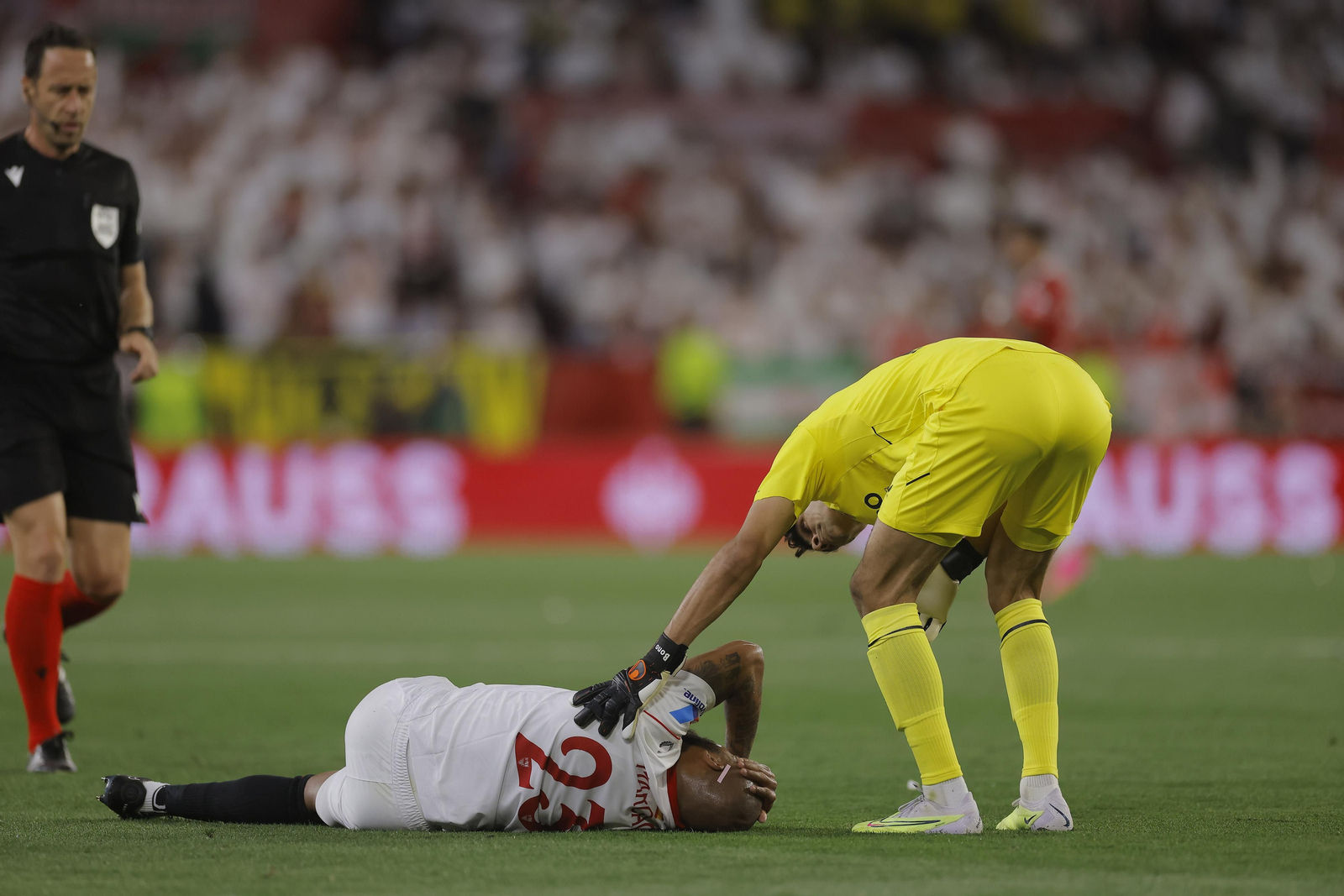 Las fotos del Sevilla-Manchester