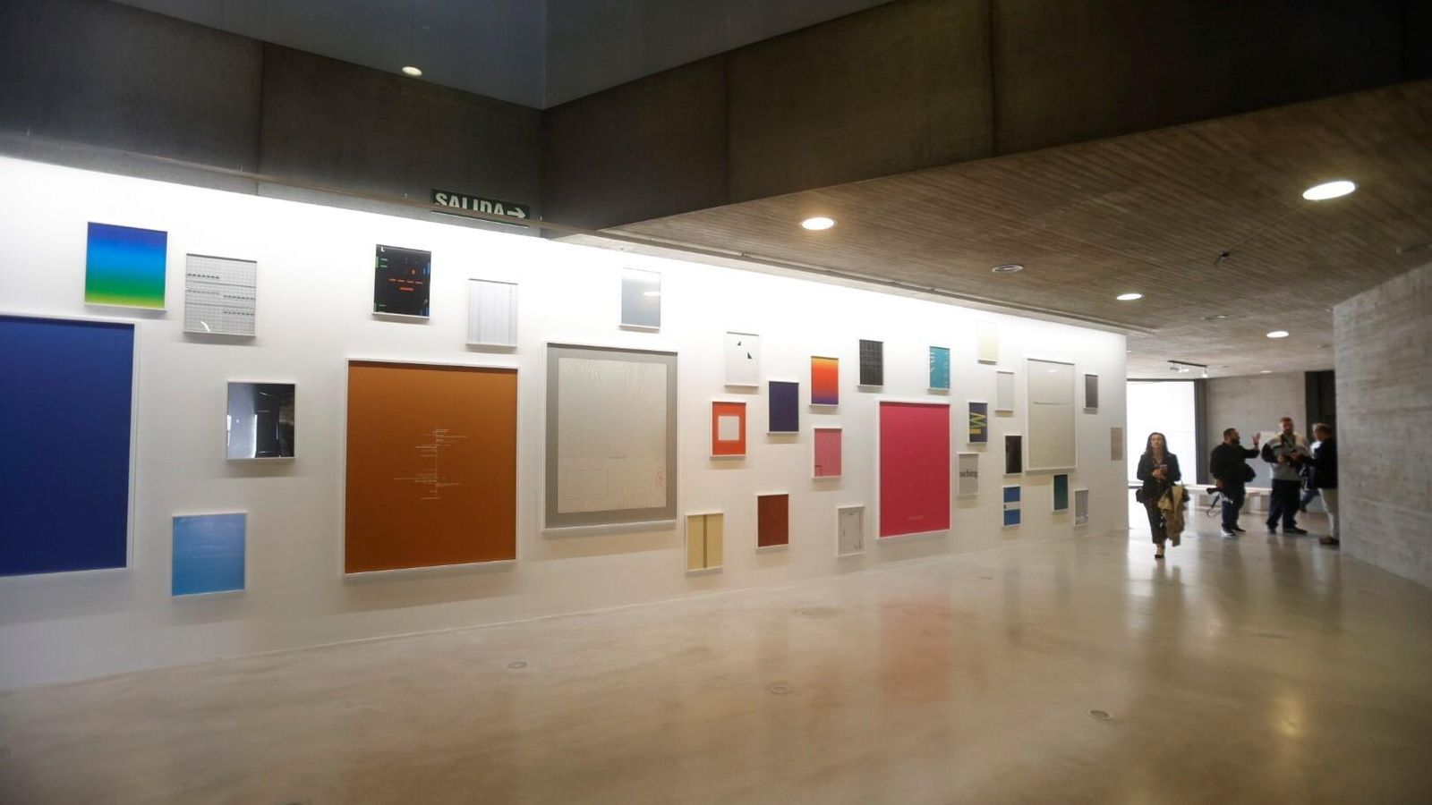 Inauguración de la muestra. Inauguración de la muestra.