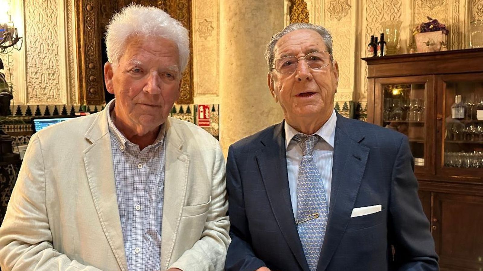 Hans Josef Artz y José Ramón Pérez Díaz Alersi.