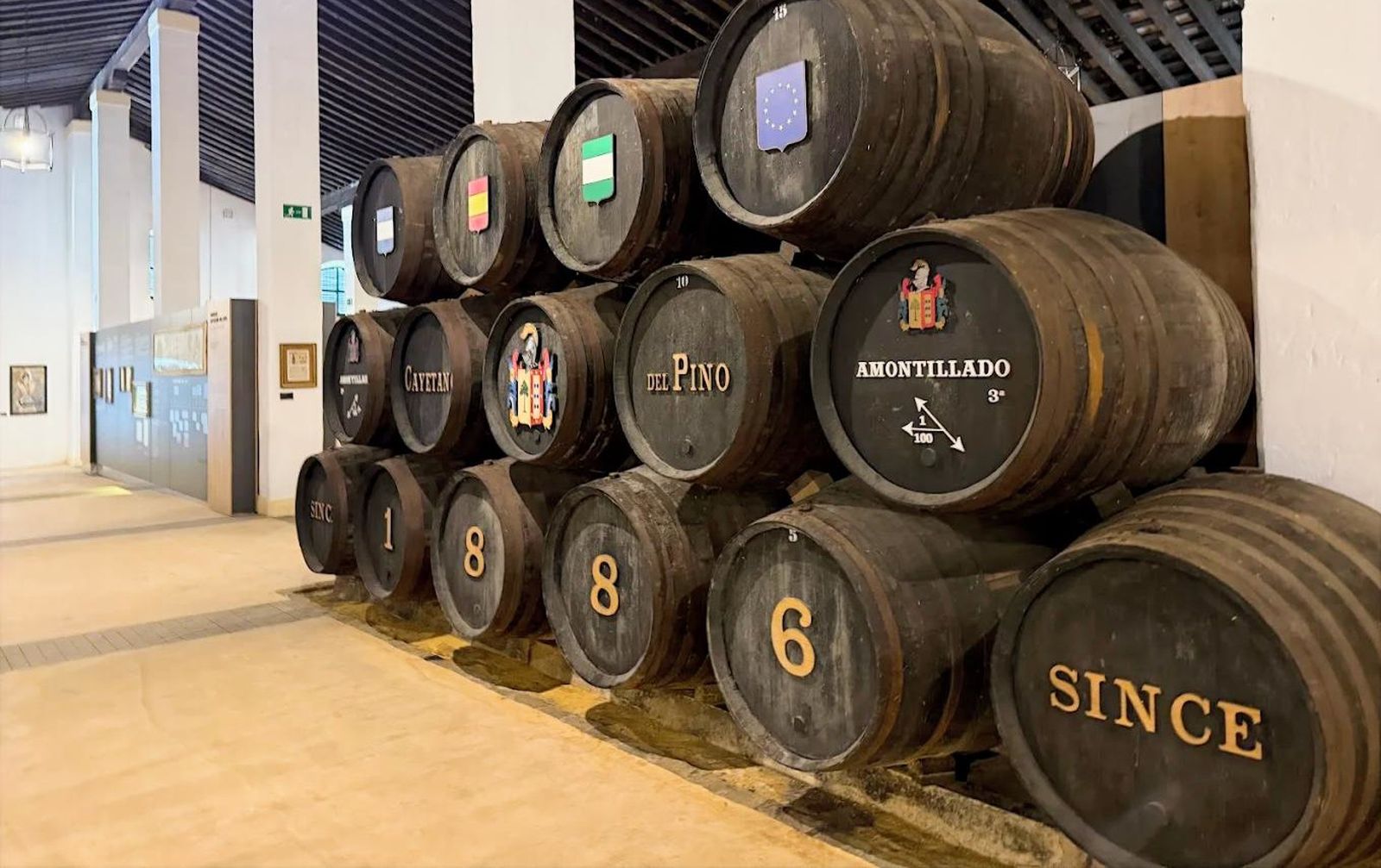 Bodegas Cayetano del Pino, en Jerez.