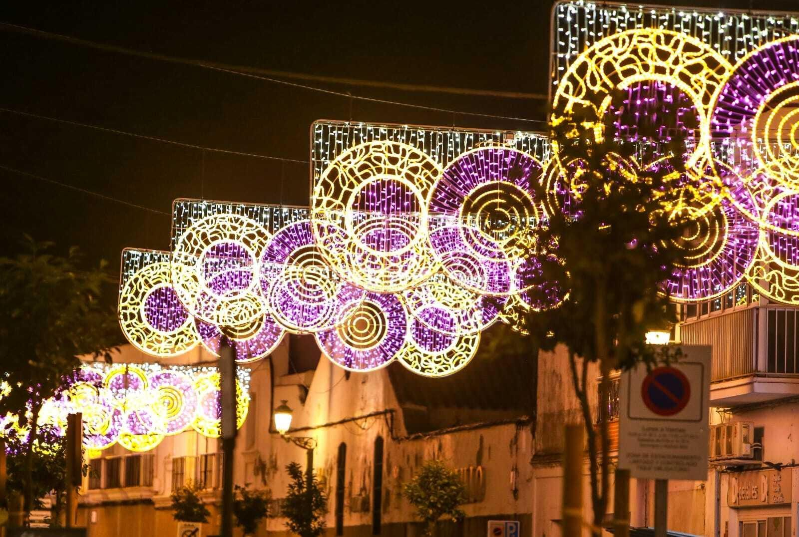 Alumbrado extraordinario de las fiestas en Chiclana