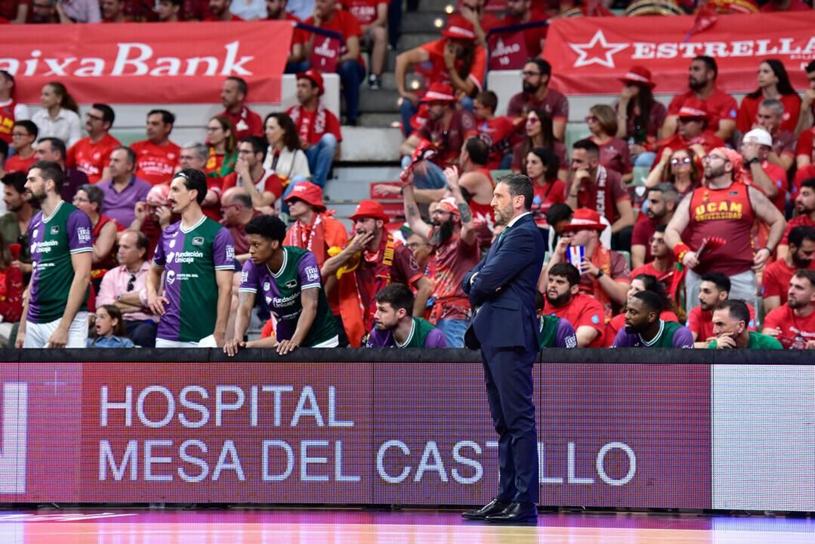 Las fotos del UCAM Murcia - Unicaja, 3º partido de semifinales de la ACB