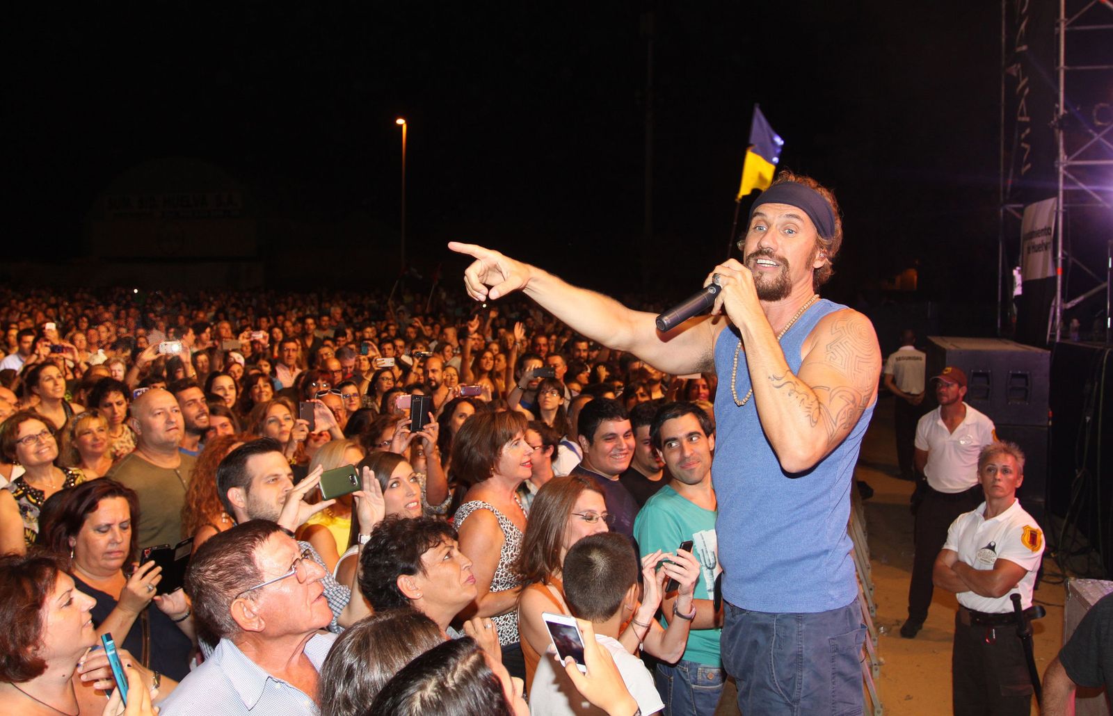 Macaco, en un concierto ofrecido en Huelva hace unos años.