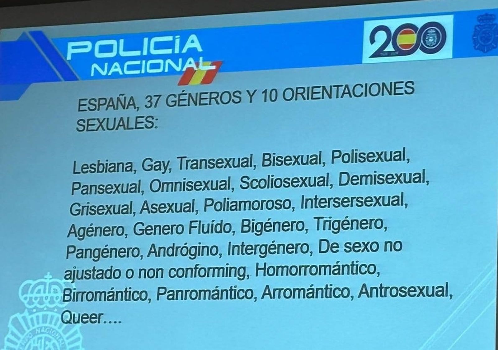 La Policía se ha vuelto loca
