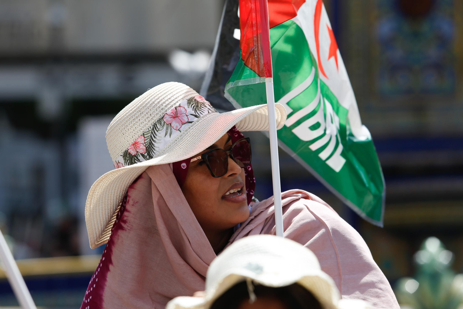 Las fotos de la concentración por los presos políticos saharauis en Algeciras