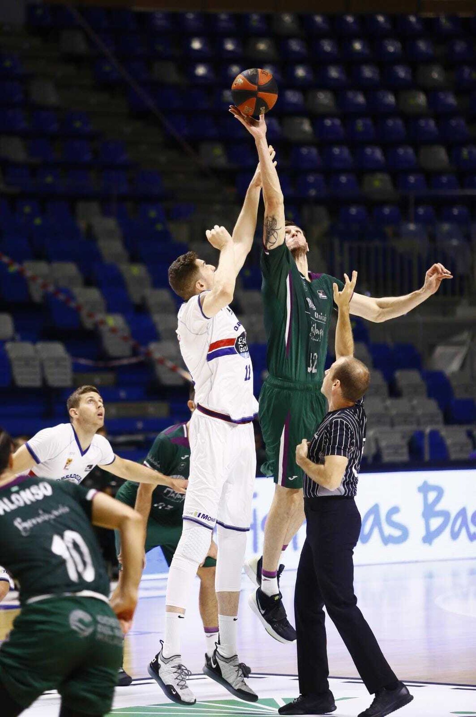 El Unicaja-Obradoiro, en fotos