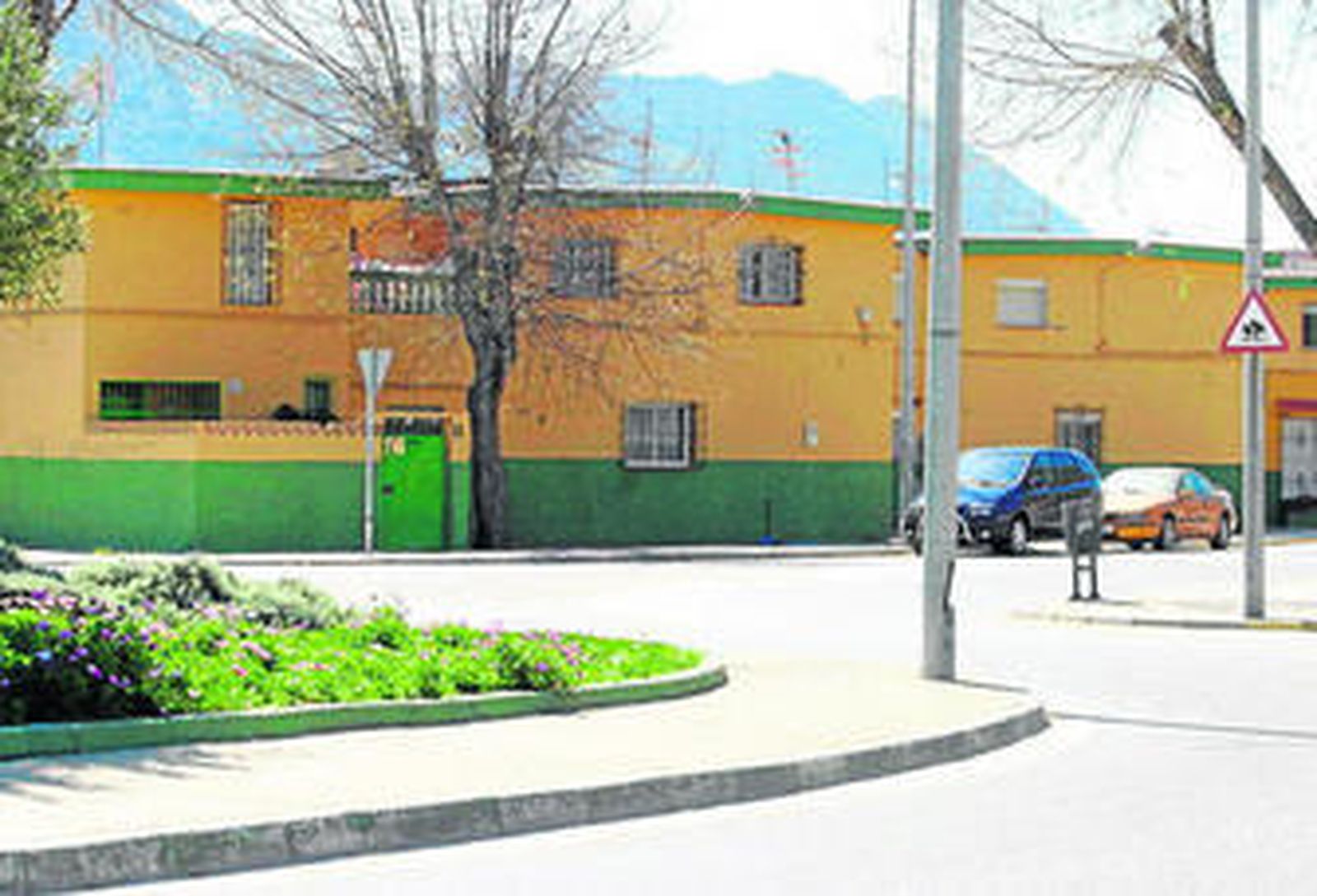 Viviendas en la calle Virgen de la Palma, en Los Junquillos.