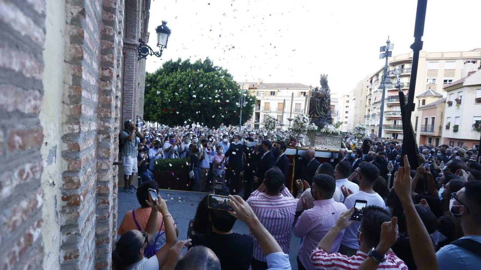 Nueva petalada en el encierro de la Patrona.