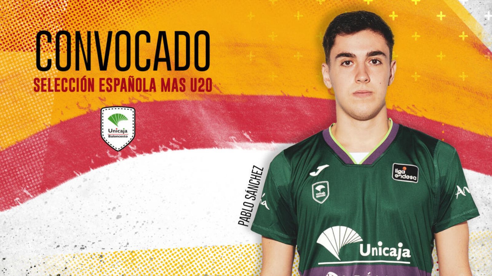 Pablo Sánchez, con la selección española sub 20.