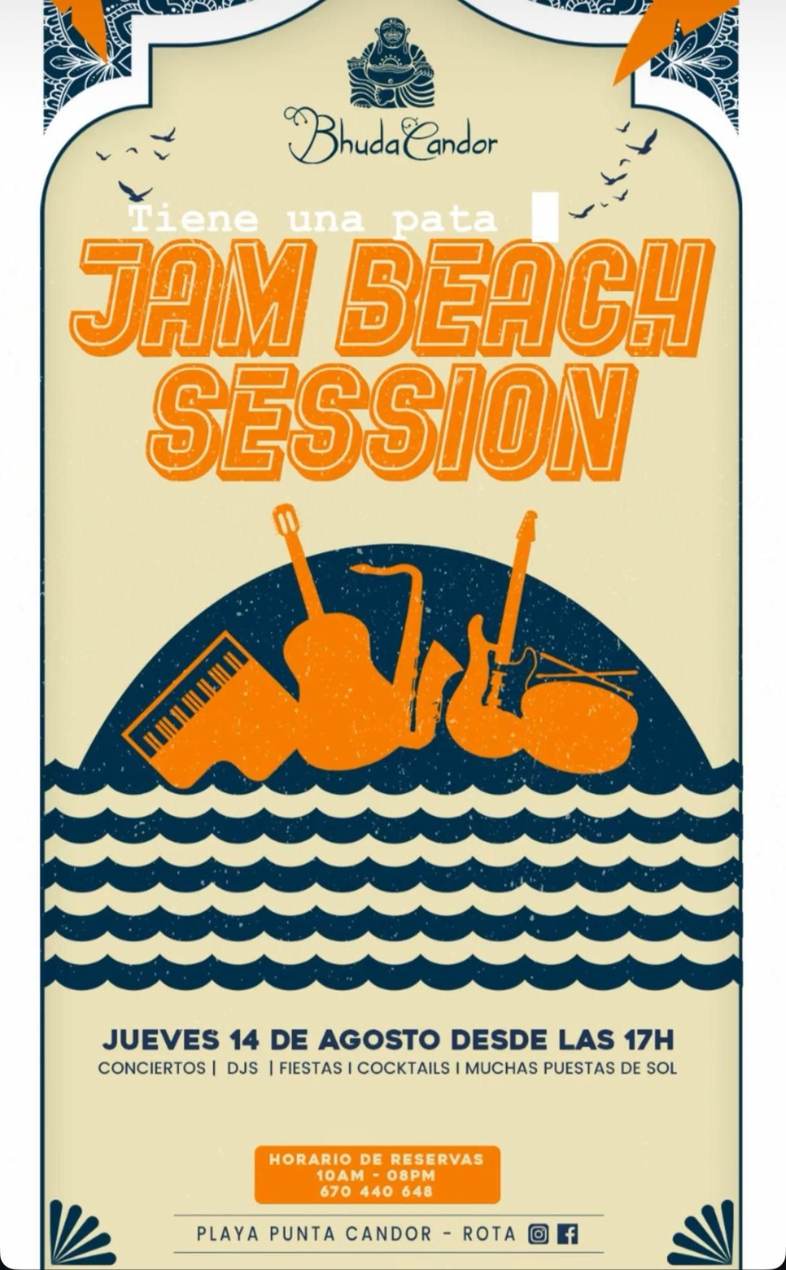 Jam Beach Session, en Bhuda Candor. Rota.