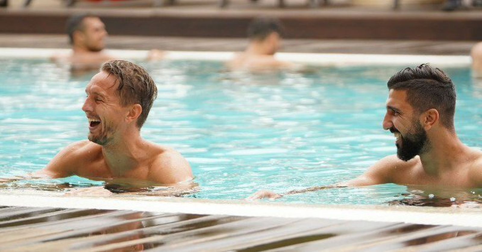 El Sevilla ha tenido una sesión de spa esta mañana.