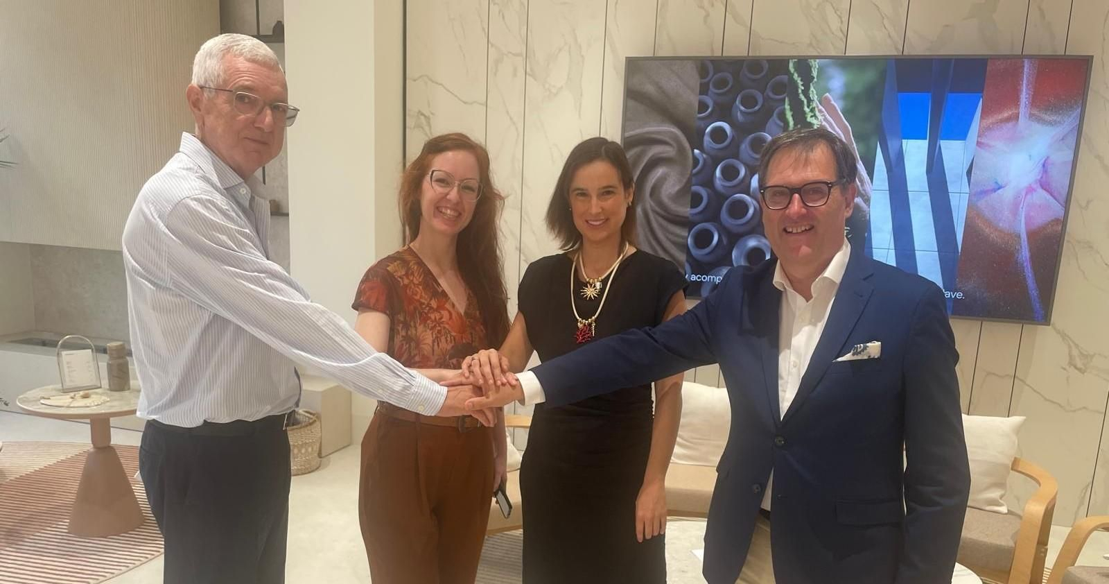 Manuel Gutiérrez Navas, Esther Jerez, Malena Rodríguez-Comendador y José Manuel Bretones.